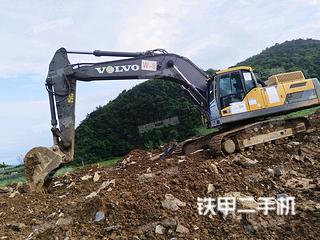贵州-六盘水市二手沃尔沃EC350D挖掘机实拍照片