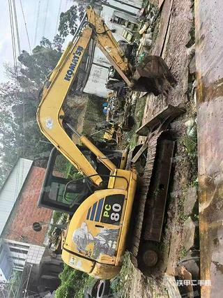 广西-钦州市二手小松PC70-8挖掘机实拍照片