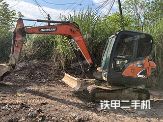 四川-资阳市二手斗山DX55-9C挖掘机实拍照片
