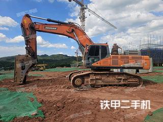 鹰潭斗山DX520LC-9C挖掘机实拍图片