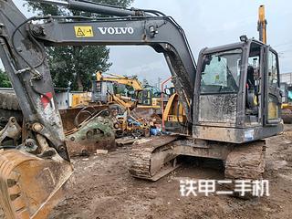 四川-广元市二手沃尔沃EC75DAG挖掘机实拍照片