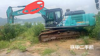 山东-临沂市二手神钢SK380XD-10挖掘机实拍照片