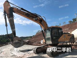 现代R215VS挖掘机实拍图片