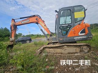 斗山DX55-9C挖掘机实拍图片