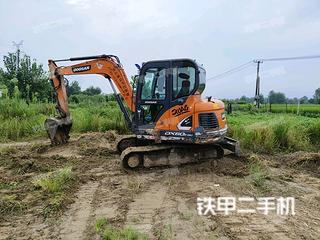 斗山DX60E-9CN挖掘机实拍图片