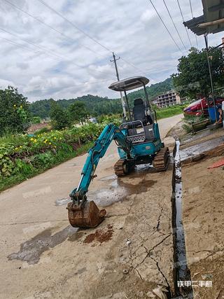 湖南-邵阳市二手山河智能SWE18UF挖掘机实拍照片