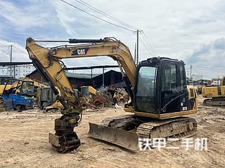 广西-河池市二手卡特彼勒307D液压挖掘机实拍照片