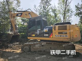 北京卡特彼勒329D2L液压挖掘机实拍图片