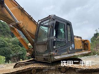 兰州现代R375LC-7H挖掘机实拍图片