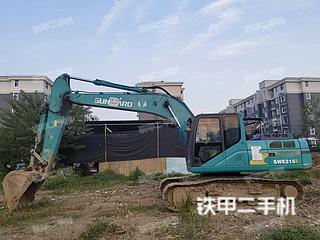 湖北-荆州市二手山河智能SWE215挖掘机实拍照片