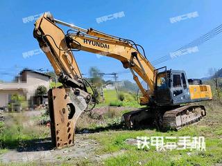 現(xiàn)代R455LC-7挖掘機實拍圖片