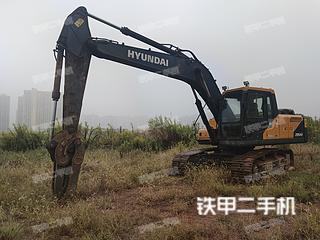 現(xiàn)代R215VSN挖掘機實拍圖片