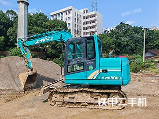 湖南-怀化市二手山河智能SWE80E9挖掘机实拍照片