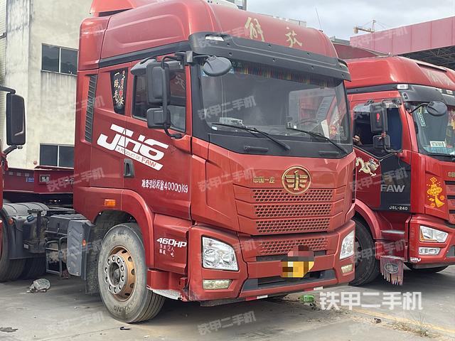 一汽解放6X4平板运输车