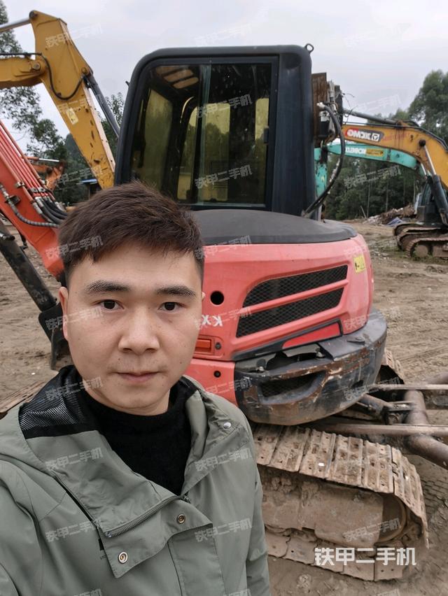 久保田KX155-5挖掘机的设备实拍-第1张实拍照片