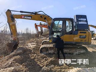 徐工XE155D挖掘机实拍图片