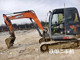 宿州斗山DX55-9C挖掘机实拍图片