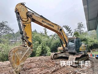 现代R350LVS挖掘机实拍图片