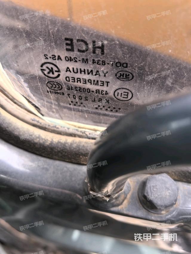 后窗玻璃角標(biāo)（駕駛室部分）