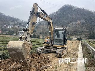 卡特彼勒308E2小型液压挖掘机实拍图片