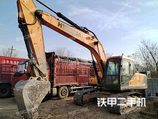 現(xiàn)代R215VS挖掘機實拍圖片
