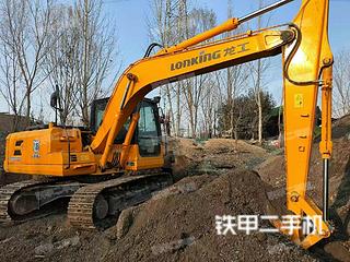 龍工LG6135挖掘機實拍圖片