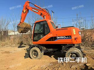大宇DH130W-V挖掘机实拍图片