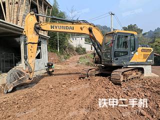 現(xiàn)代R130VS挖掘機實拍圖片