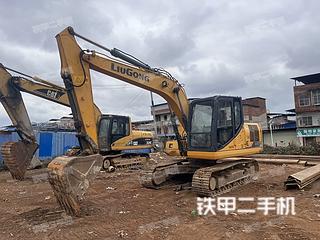 河池柳工CLG915E挖掘機實拍圖片