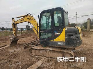 現(xiàn)代R60-7挖掘機實拍圖片