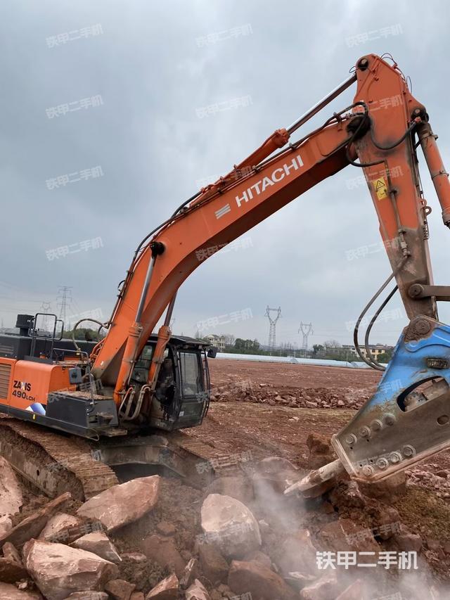 大臂整體?右側（工作和回轉裝置）