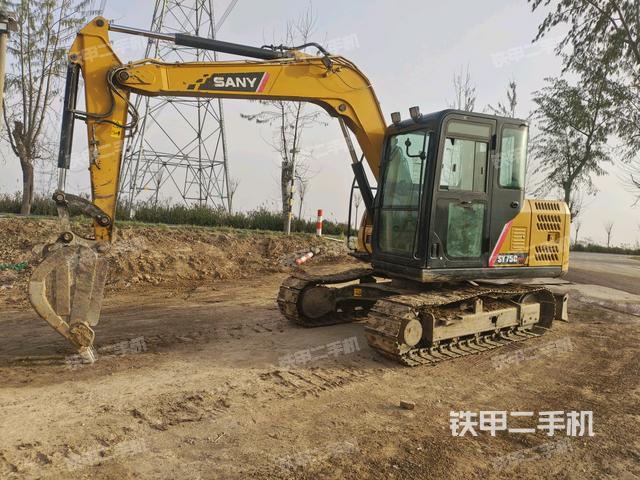 三一重工SY75C挖掘机的设备实拍-第1张实拍照片