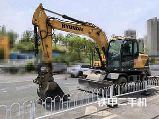 现代R150WVS挖掘机实拍图片