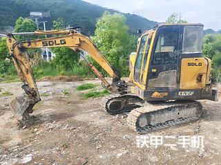 重慶山東臨工E635F挖掘機(jī)實拍圖片