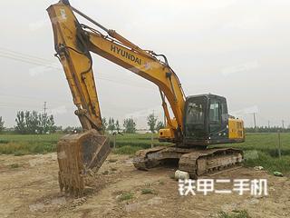 現代R215-7C挖掘機實拍圖片