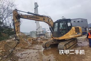 黔南柳工CLG915E挖掘机实拍图片