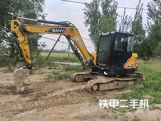 三一重工SY55C挖掘机实拍图片
