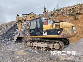 卡特彼勒320D液壓挖掘機(jī)實拍圖片
