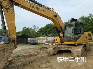 济南柳工CLG920E挖掘机实拍图片