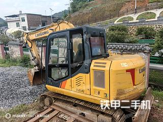 柳工CLG9075E挖掘機實拍圖片