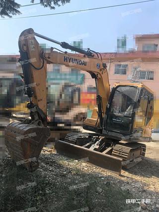 現代R75BVS挖掘機實拍圖片