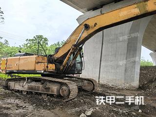 常州现代R335LC-7挖掘机实拍图片