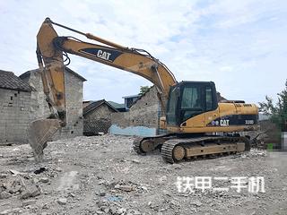 卡特彼勒320D进口挖掘机实拍图片