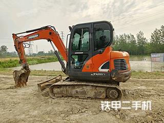 斗山DX55-9C挖掘机实拍图片