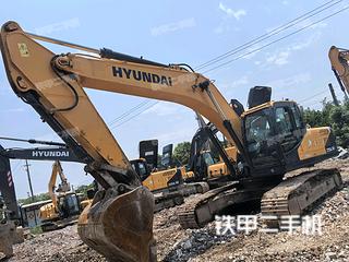现代R275LVS挖掘机实拍图片