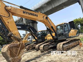 现代R350LVS挖掘机实拍图片