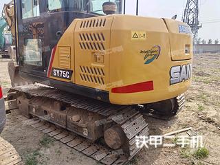 三一重工SY75C挖掘机实拍图片