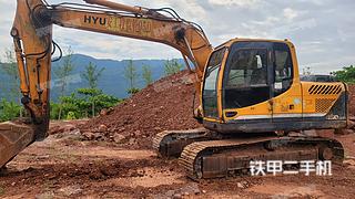 现代R150LC-9挖掘机实拍图片