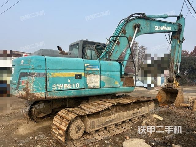 山河智能SWE210挖掘机的设备实拍-第2张实拍照片