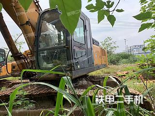 现代R455LC-7挖掘机实拍图片